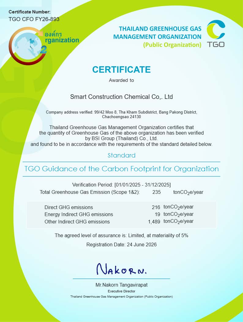 SCC Receives TGO Carbon Footprint Verification Certificate!